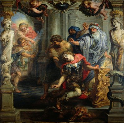Der Tod des Achilles, frühe 1630er Jahre von Peter Paul Rubens